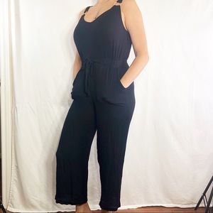 Derek Heart Black Jumpsuit Size Medium  F136